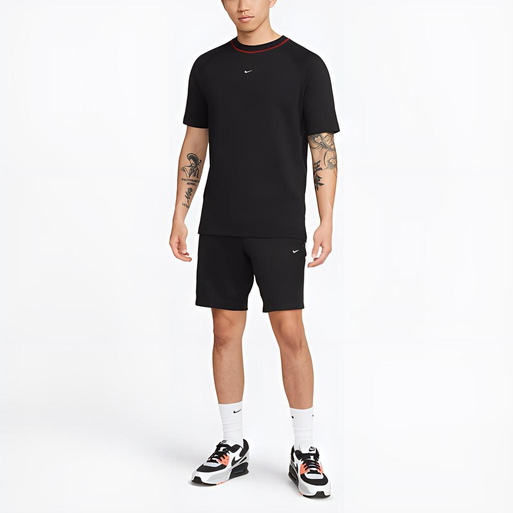 Nike T Shirts Men's Black Crew Neck Moderate DC9063-010