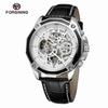Orologio Meccanico Automatico Forsining Cinturino in Acciaio Vuoto Luminoso Orologio da Uomo Moda Orologio Meccanico