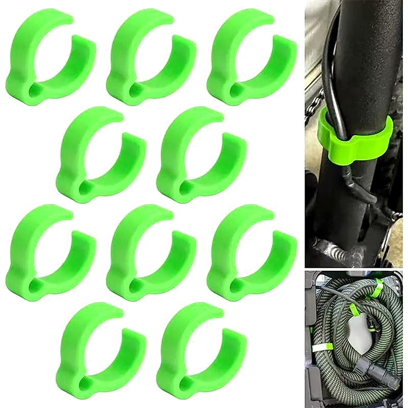 10Pcs Hoses Clamps Hose Clamp Organizing Dust Soft Hose Clips Accessories For Vacuum Hoses Grinder Dust Extractor
