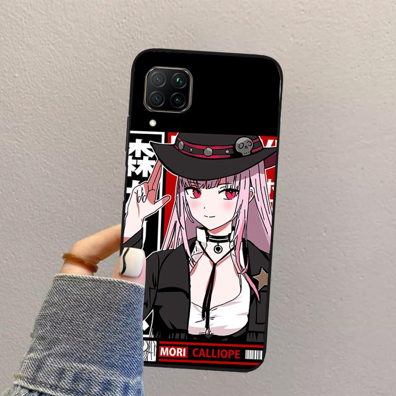 

Calliope Mori Hololive For Huawei Nova Y70 Y90 Y60 Y73 Y72 Y61 Y91 12s 12i 11i 8i 9 10 SE P40 Lite P60 P30 Pro Case Huawei Nova 8i