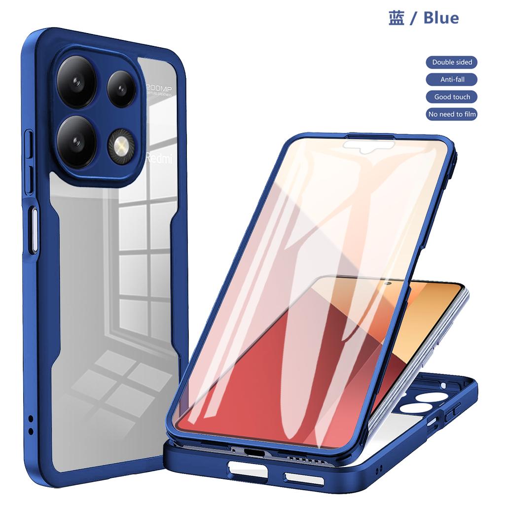 For Xiaomi Poco M6 Pro 4G Case Poco X6 Cover POCOX6 Full Body Protection Case Protective 360 Double Sided Cover Funda Coque Capa