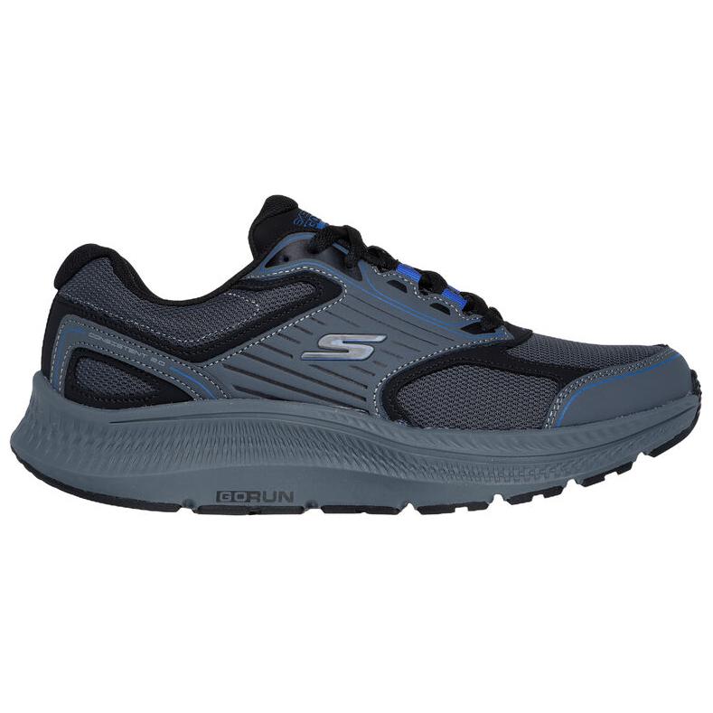 Skechers Go Run Consistent 2.0 Men Grey Blue Low Top Running Shoes Mesh Leather Durable 220866-CCBL