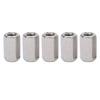 5PCS Metric Hex Coupling Nut M12 X 1.75 19 L35mm Stainless Steel Long Rod Coupling Hex Nut for Hanging