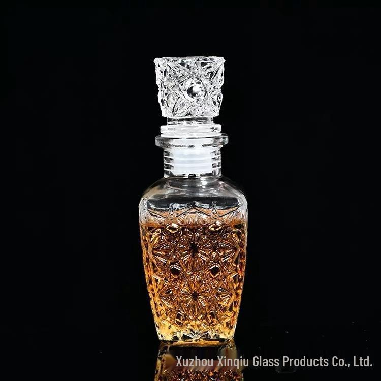 Creative Crystal Diamond Wine Decanter: 50ml-1000ml Transparent Red Wine Bottle