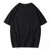 Short-sleeved T-shirt Hong Kong style loose T-shirt pure cotton half-sleeved men's short-sleeved small shoulder-length combed couple T-shirt