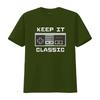 Men S Keep It Classic T Shirt Black 2X Large vintage Washed Comfortable streetwear Stylish graphic Stretched homme Breathable