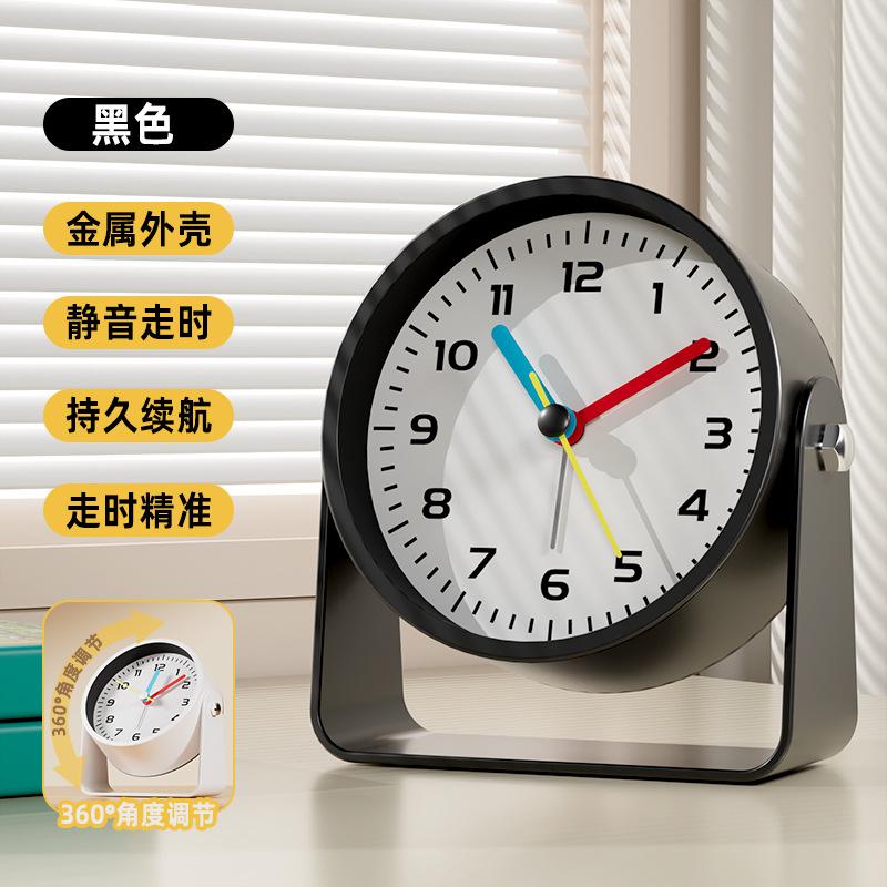 Desktop silent small alarm clock 1011 new seat pendulum desktop table clock mini ornament clock creative bedside clock