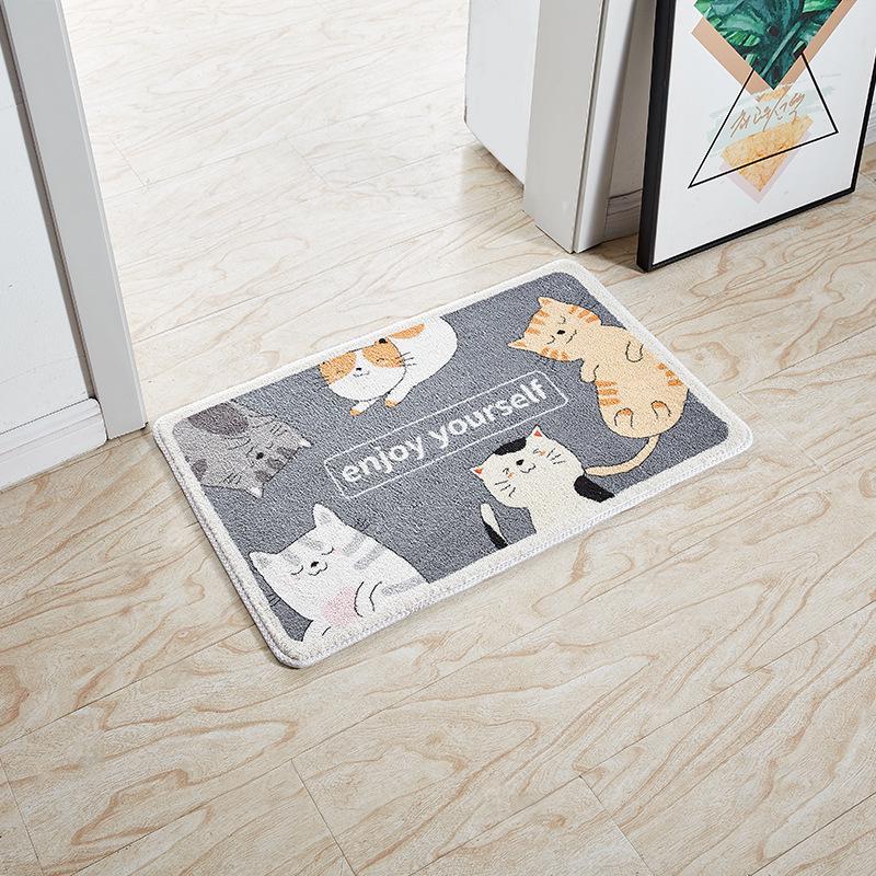 Cartoon Absorbent Bathroom Door Mat