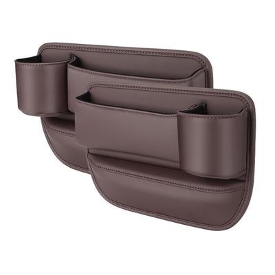 Natunofu Seat Gap Storage Car Seat Gap Storage Car Car Gap Car Gap Easy Mini Pocket for Small Item Multifunctional Car Brown Box, Box, Storage,