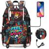 2026 Sports Soccer USB Large Capacity Backpack for Middle High School Students Travel Unisex