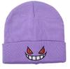 Cartoon Big Mouth Red Eyes Bag Head Hat Autumn and Winter New Embroidered Wool Knitted Hat Cover To Keep Warm