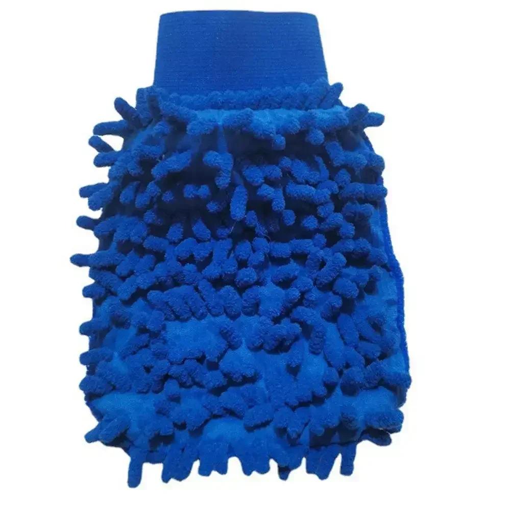 Car Wash Special Gloves Double-sided Coral Insect Car Cleaning Gloves Plush Bear Paw Car Cleaning Tools Chenille Supplies