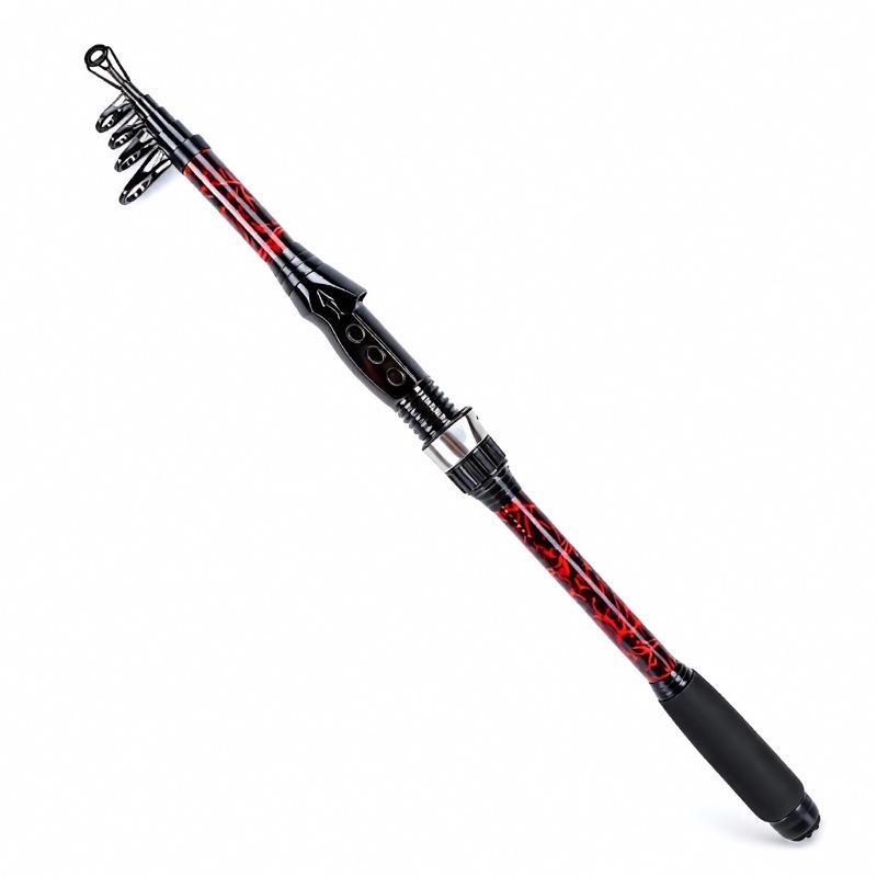 European & American Mini Telescopic Ultra-light Fishing Rod - Short Handle for Sea & Lure Fishing