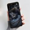 For ZTE Blade A76 4G /ZTE Blade A36 Case Cute Love Rabbit Cartoon Black Soft Silicone Protect Cover For ZTE A76 A36 Phone Casing
