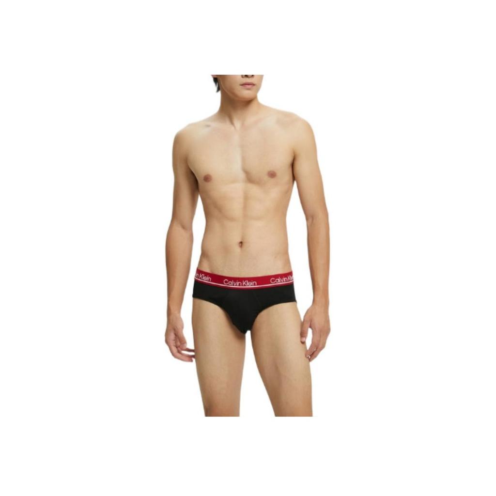 Calvin Klein SS22 Logo Print High Elasticity Lightweight Breathable Triangle Underwear Men underwear NP2442O-0CO
