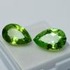 Green Peridot Pear Cut 16.10 Carat Natural Rare Loose Gemstone Pair