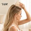 Adjustable Temperature Hair Clip Heated Volume for Fine Flat Hair, Electric Root Lifter Comb Non Damaging Fluffer with 2 Heat Settings, Volumizing