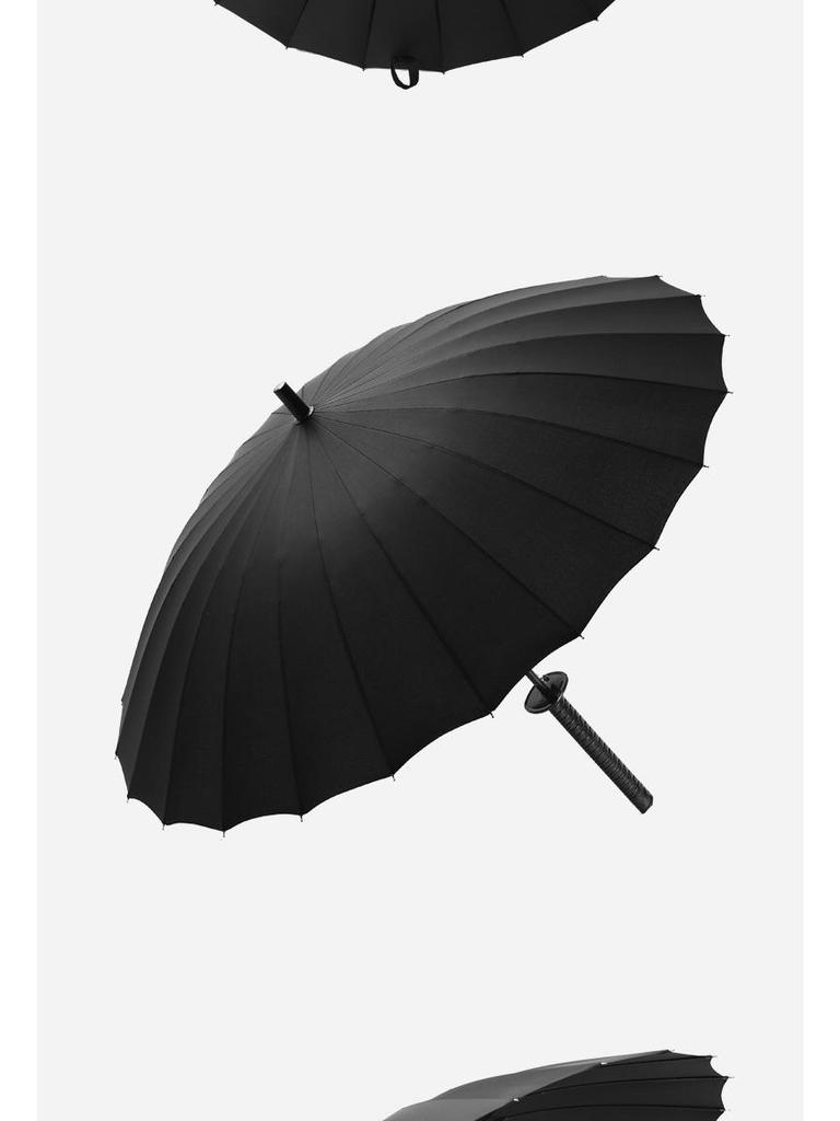 Custom Logo Katana Umbrella: Sun Protection, Semi-Automatic, Straight Handle for Sun and Rain