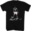 Muhammad AliRed Boxing Gloves In The Ring Champion Adult T-Shirt Tee