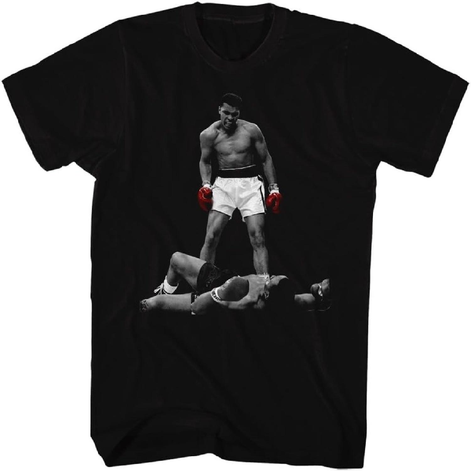 Muhammad AliRed Boxing Gloves in The Ring Champion Adult T-Shirt Tee S