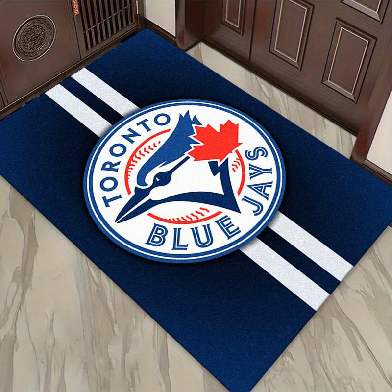 Tappeto Toronto Blue Jays per Soggiorno Camera da Letto Casa Decorazione Divano, Tappetino Antiscivolo per Giochi Bambini