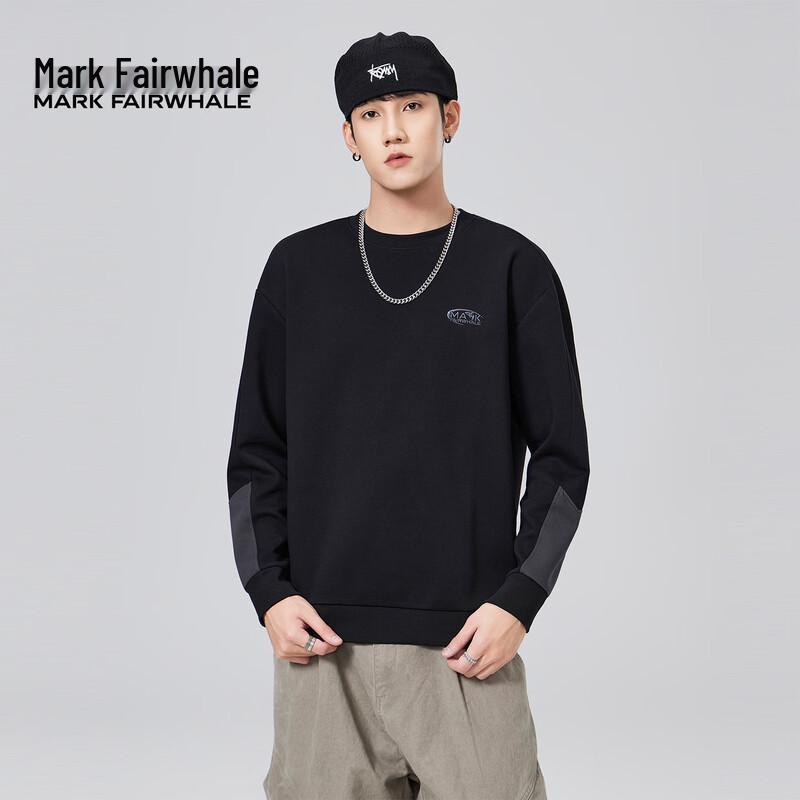 

Mark Fairwhale Men s Patchwork Pullover Sweatshirt L
