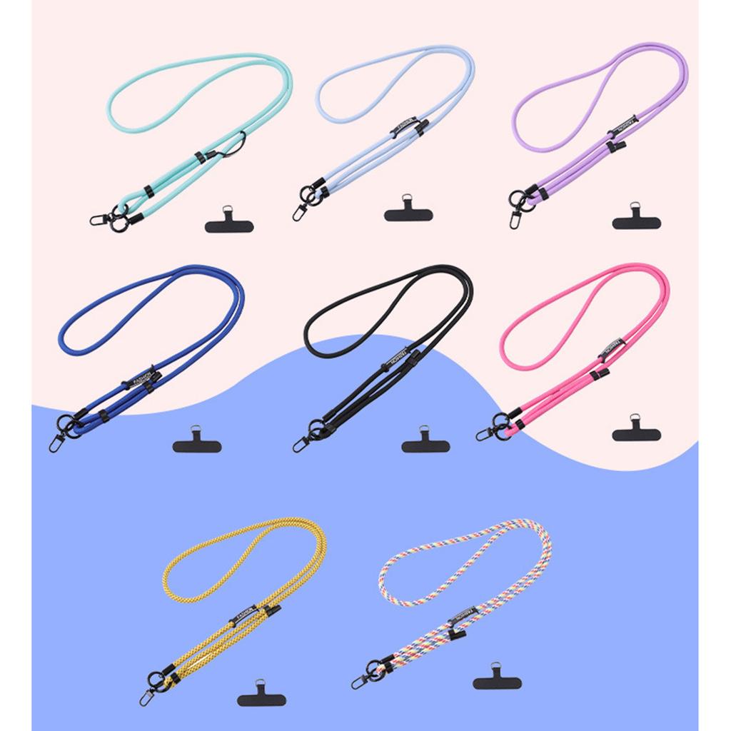Phone String Crossbody Phone Lanyard String Neck Phone Lanyard Neck Phone String with Patches for Most Phones Case