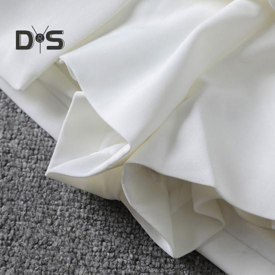 Damen-Minirock, hohe Taille, seitlich geteiltes Design, einfarbig, kurzer Rock, A-Linien-Design, Skort, Anti-Exposure-Arbeitsrock