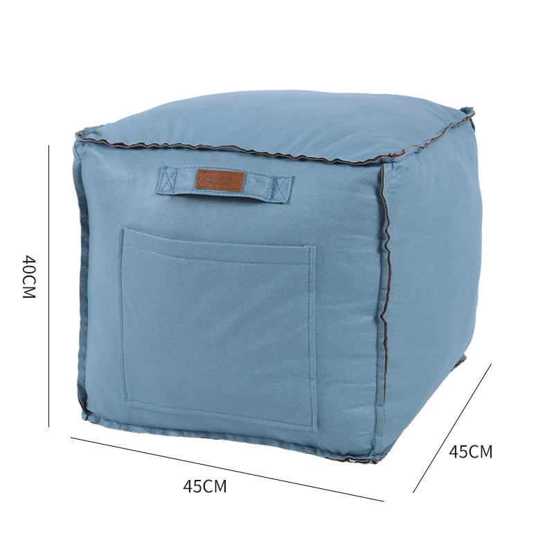 Чехол для пуфа без наполнителя Бохо Ленивый напольный футон Медитация Дзен Йога Практика Декор Напольное сиденье Пуф Чехол для подушки без наполнителя 45X45X40cm 2730₽