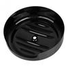 8" For Harley Sportster XL 2012-UP Softail FLST FXST 2011-2017 Motorcycle Air Cleaner Cover Plain Black Round Stripe Style