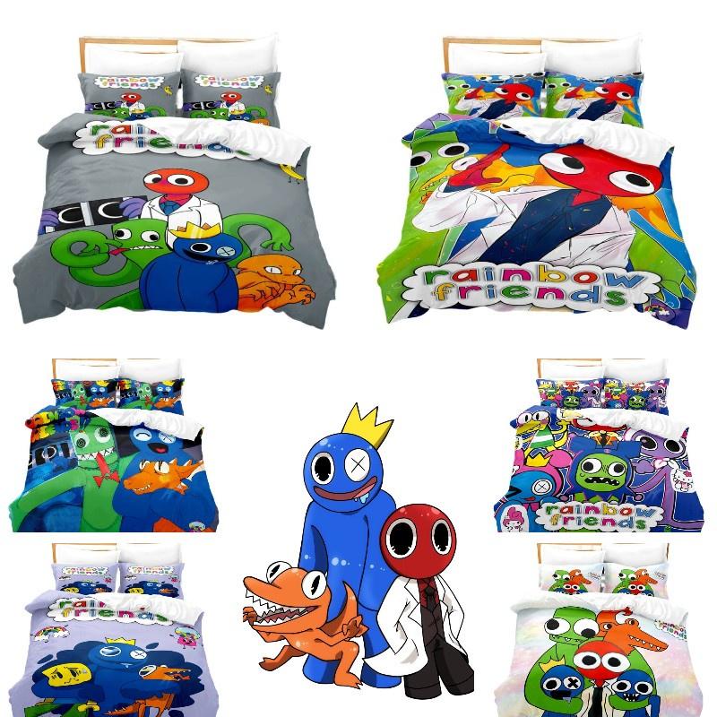 Adorable Rainbow Friends Duvet Cover Set Add Some Charm To Your Room