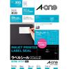 A-One Label Sticker Glossy Paper Inkjet 10 Pages 30 Sheets 29221 Type