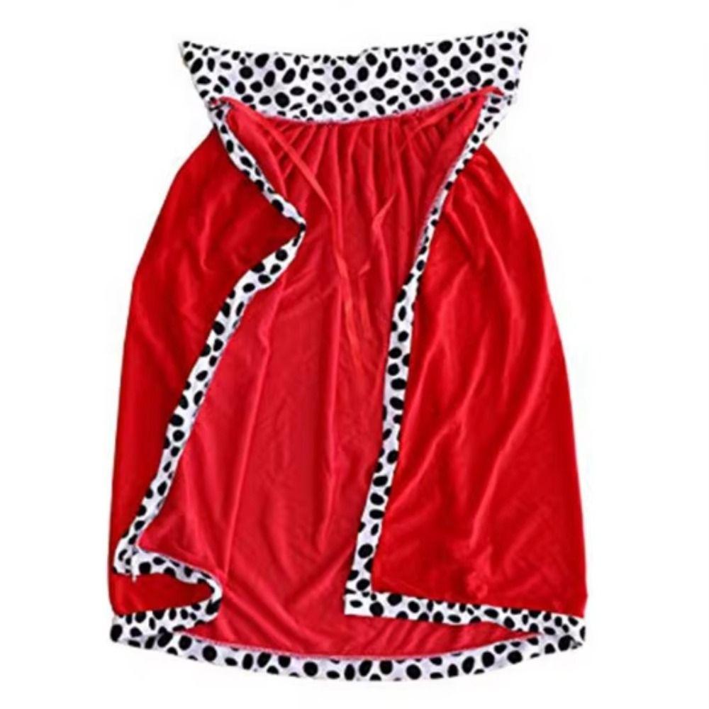 Party Cosplay Costume Adult Kids Prince Robe Red Velvet Boys Royal Prince Cape  Birthday