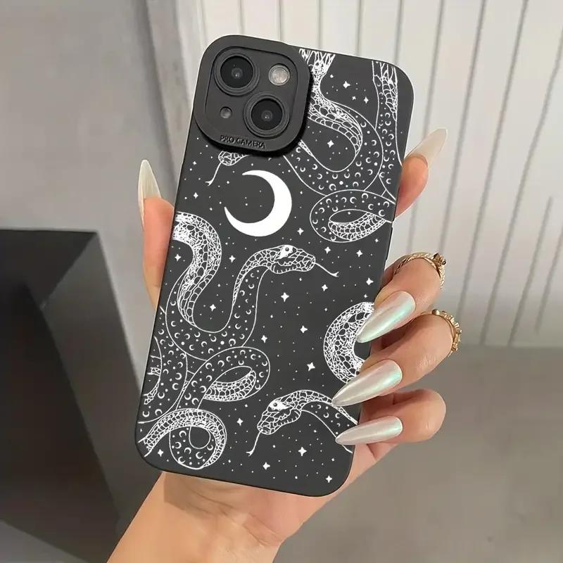 Snake Graphic Phone Case For Samsung Galaxy A16 A56 A35 A55 A34 A54 A33 A53 S25 S24 S23 Ultra S22 Plus S21 FE Note 20 Soft Cover