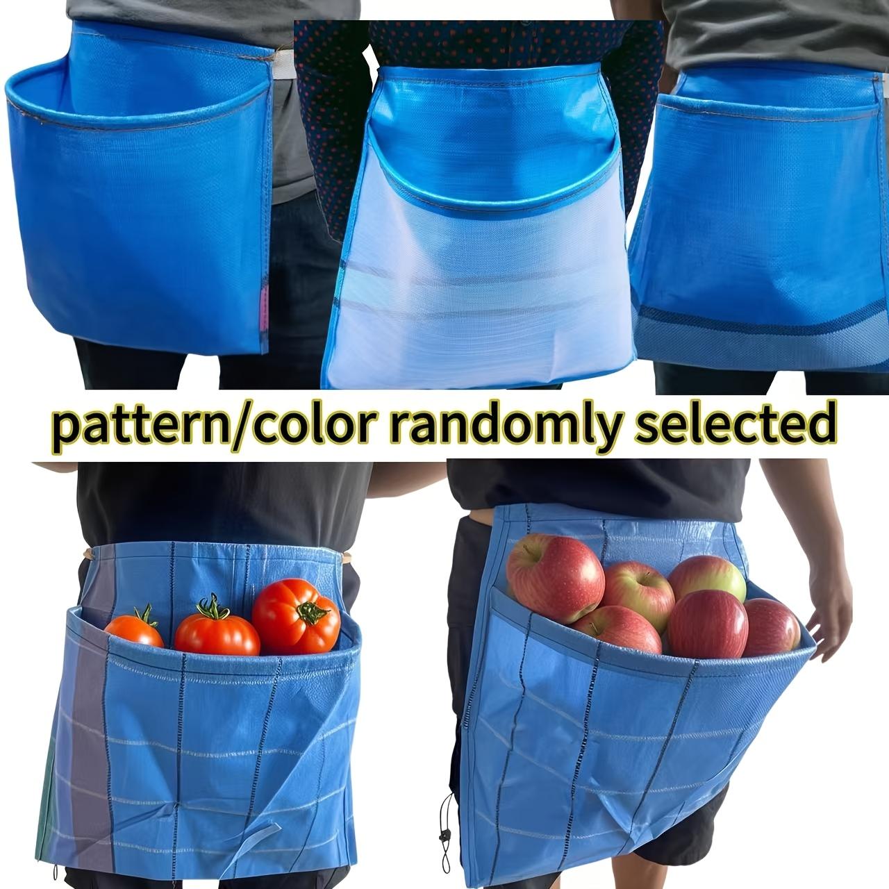 

Прочный ПЭ Садовый Фартук для Урожая с Большими Карманами - Сбор Фруктов и Овощей, Садовый Фартук для Садоводов, Функциональный Дизайн Карманов 1pc