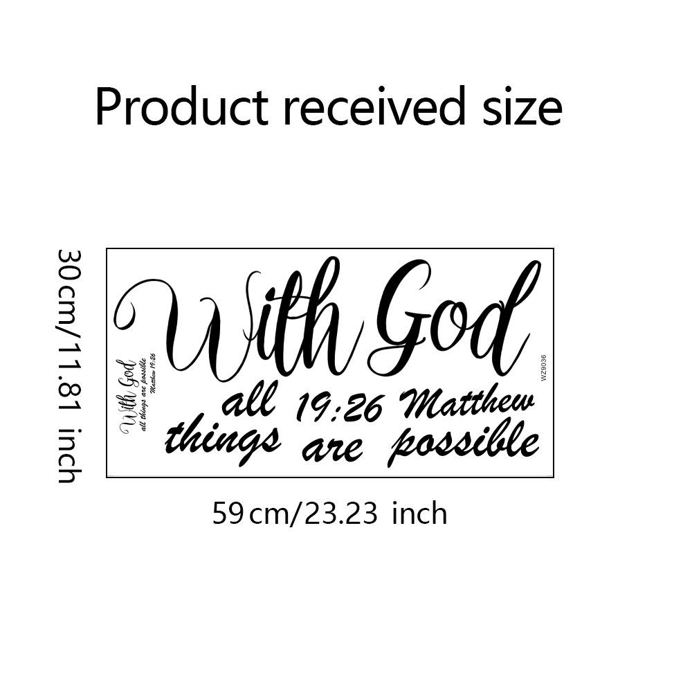 

WZ9036 Английский Слоган Спальня Гостиная Кабинет Дверь с Украшениями Дома Декоративные Наклейки На Стены 30*59cm/WZ9036