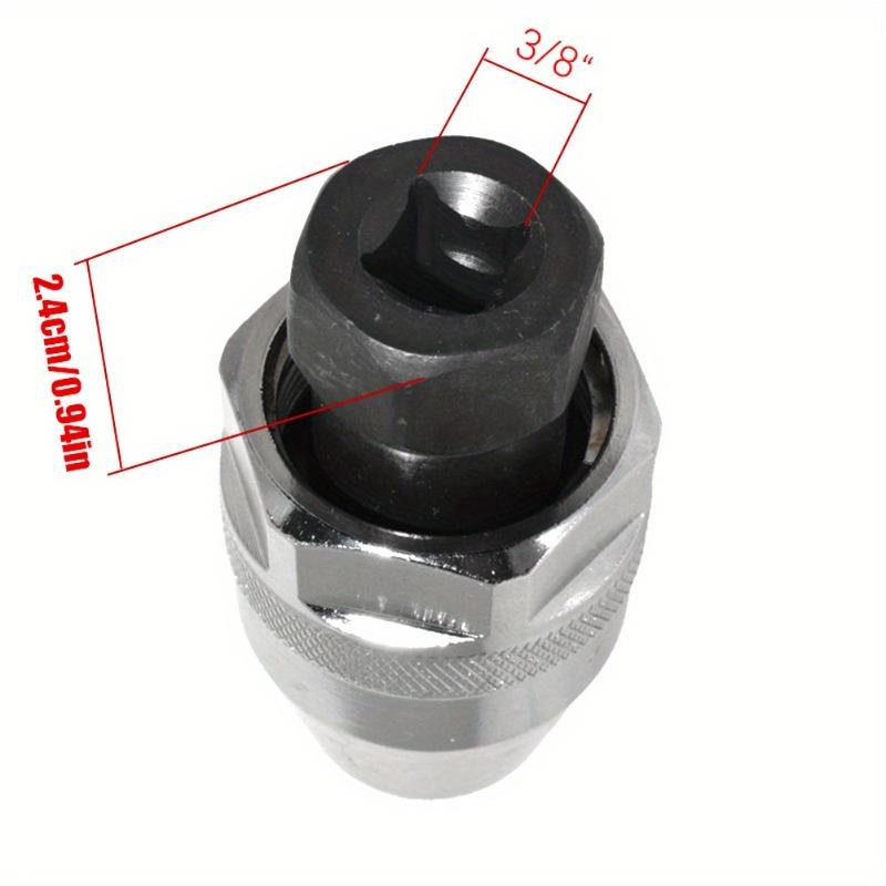 Screw Bolt Removal Tool 3/8inch Damaged Bolt Stud Extractor Used with Impact/Ratchet Wrench for Rust Painted Damaged Waste Bolts