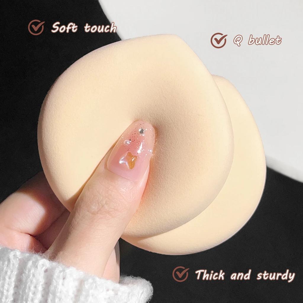 Dry and wet makeup puff sponge soft Korean cute elastic marshmallow soft cushion makeup foundation set