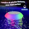 Portable Bluetooth Speaker Waterproof Wireless Shower Speaker High Stereo LED Light Powerful Suction Cup, Stereo, Radio, Pool Speaker