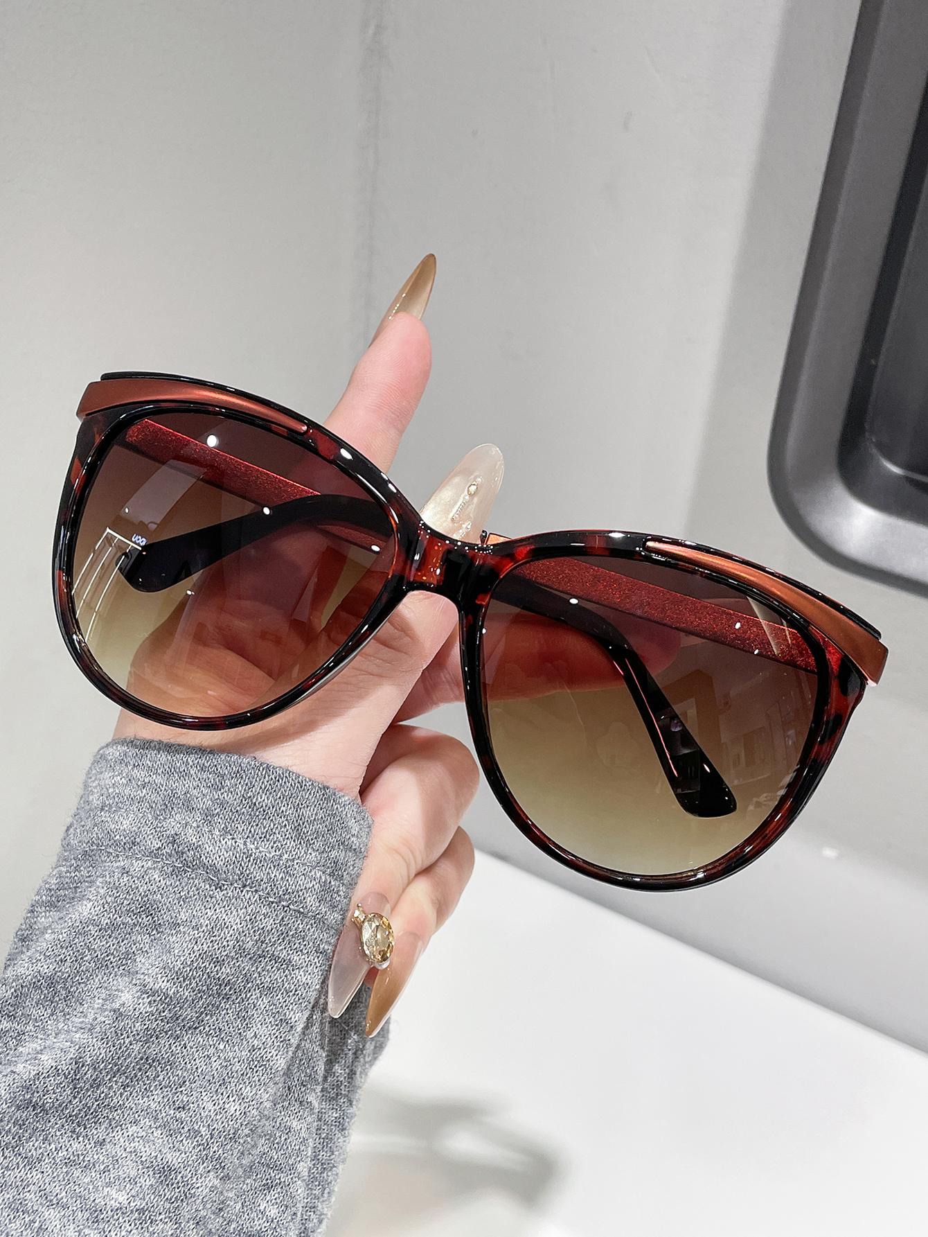 

Retro European And American Large Cat Eye Fashion Glasses Unisex Simple Match Daily Wear Driving Photography