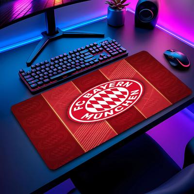 Bayern Munich Football Pattern Mouse Pad Non?Slip Rubber Base Gaming Mousepad For Desk Office Home