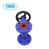 YMER Cast Steel Globe Valve, Flanged Steam Control, German Standard Bellows Stop Valve WJ41H-16C
