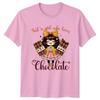 Just A Girl Who Loves Unisexs TShirt Chocolate Lover Food Birthday Gift For Her
