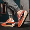 Casual Chunky Sneakers Tenis Luxury Running Shoes Trainer Race Mesh Breathable Shoes Fashion Increased Thick Platform Men Shoes