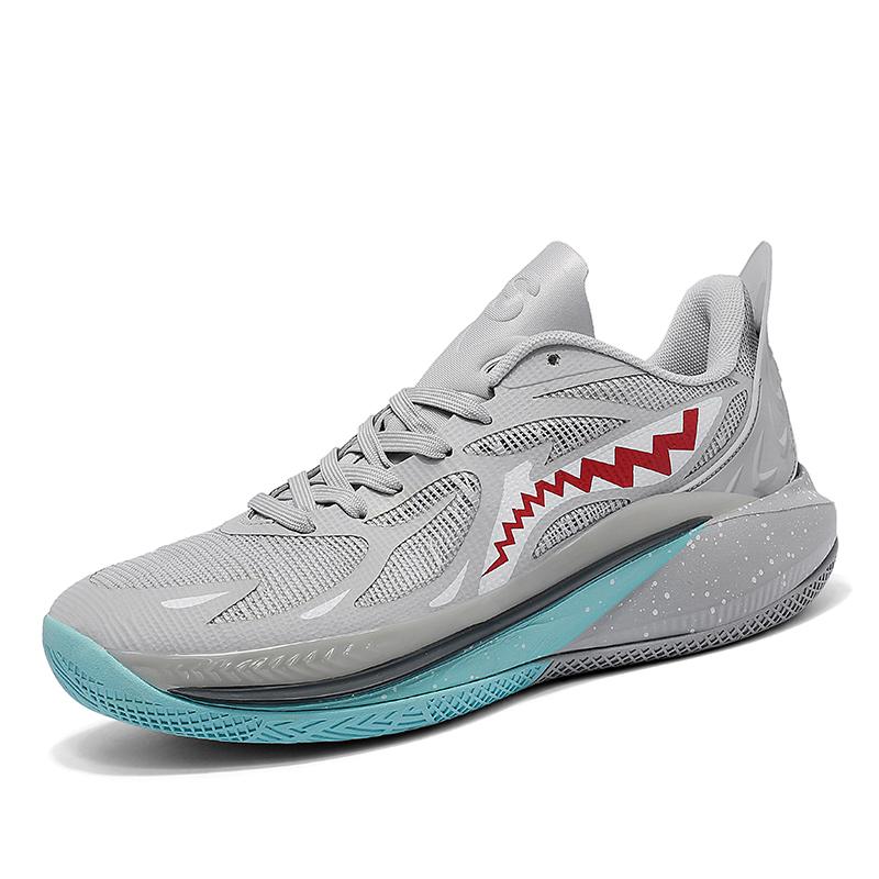 New stable support high rebound anti-slip wear-resistant cushioned basketball shoes students combat sports shoes