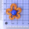Hollow Flower Resin DIY Hair Clips, Refrigerator Magnets, and Hair Ties Accessories.