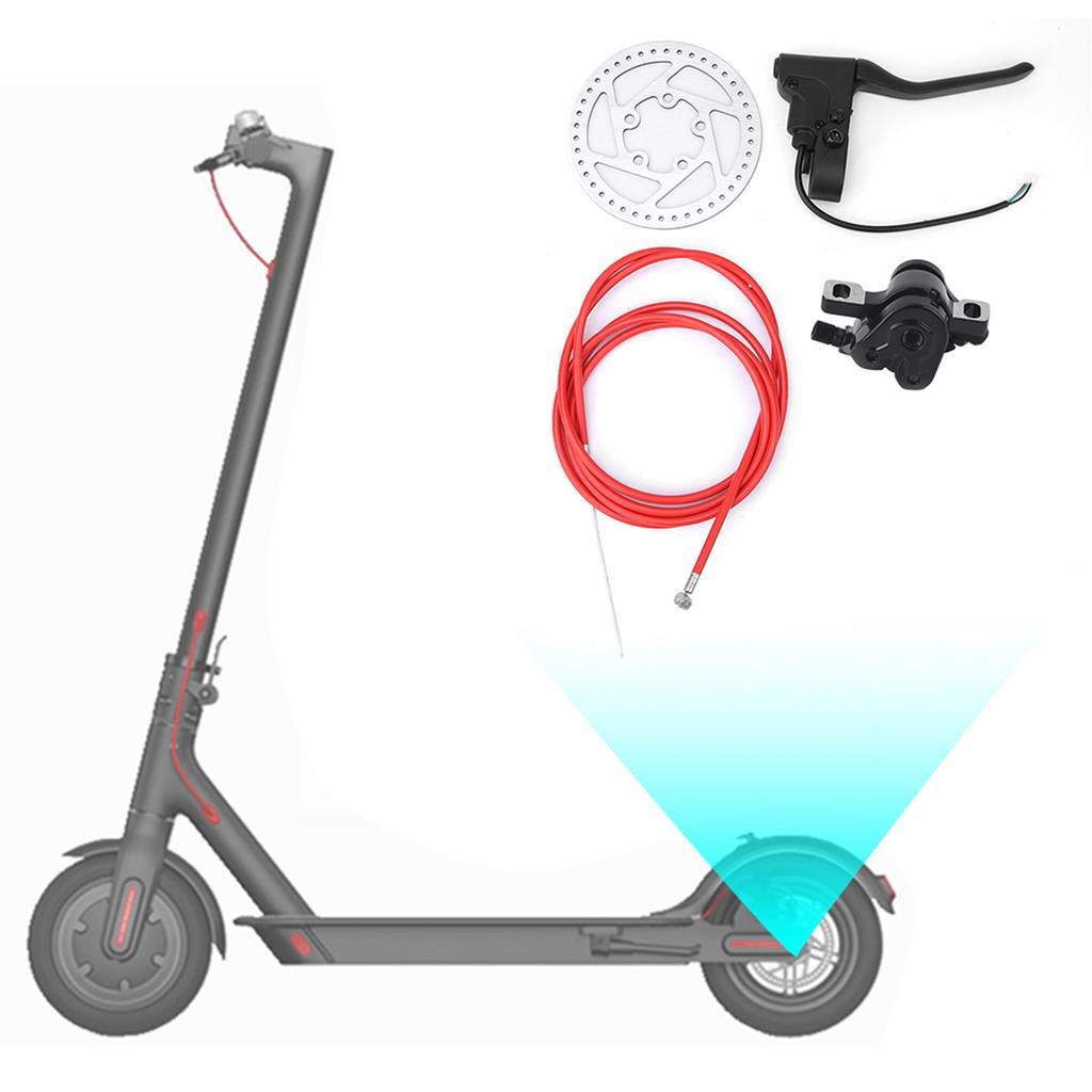 Metal Disc Brake Device Set Brake Line Handle for Xiaomi M365 Electric Scooter Accessories Kit