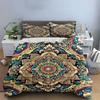 "Mandala Decorative Art Set" Soft Skin-Friendly Bedding Set Includes 1 Duvet Cover And 2 Pillowcase Gift