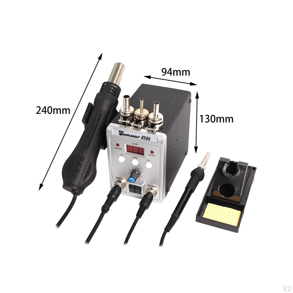 Digital Soldering Station Electric Welding Tool, Air Rework Professional Fast Heating 60W