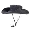 Brimmed Big Western Cowboy Hat Sun Protection Outdoor Fishing Cap Travel Gift
